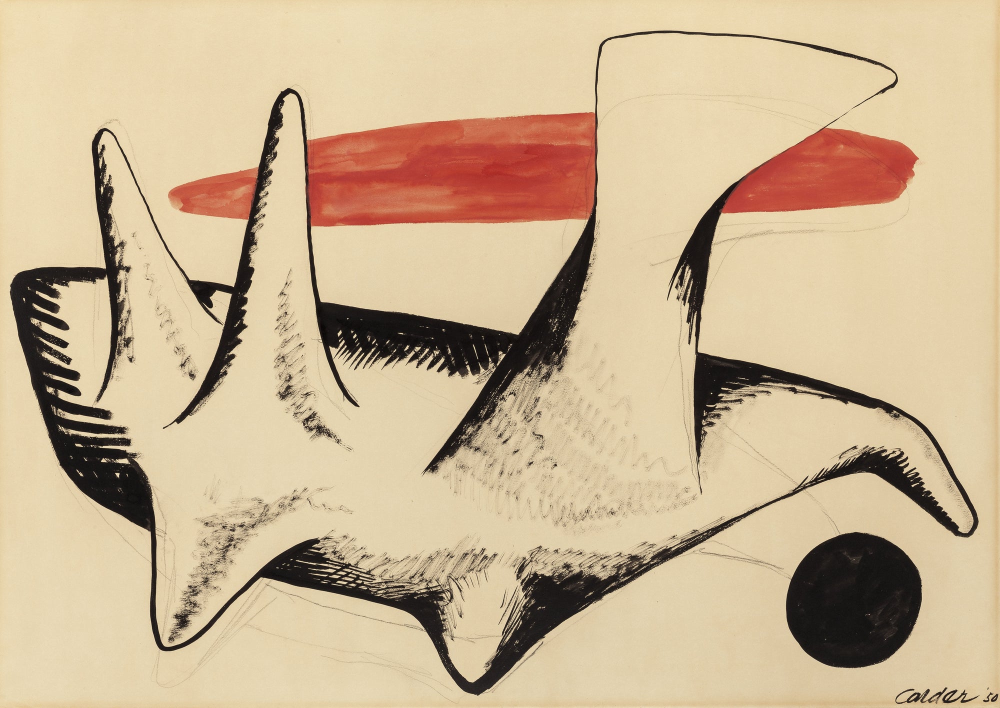 Untitled Work on Paper Omer Tiroche Gallery