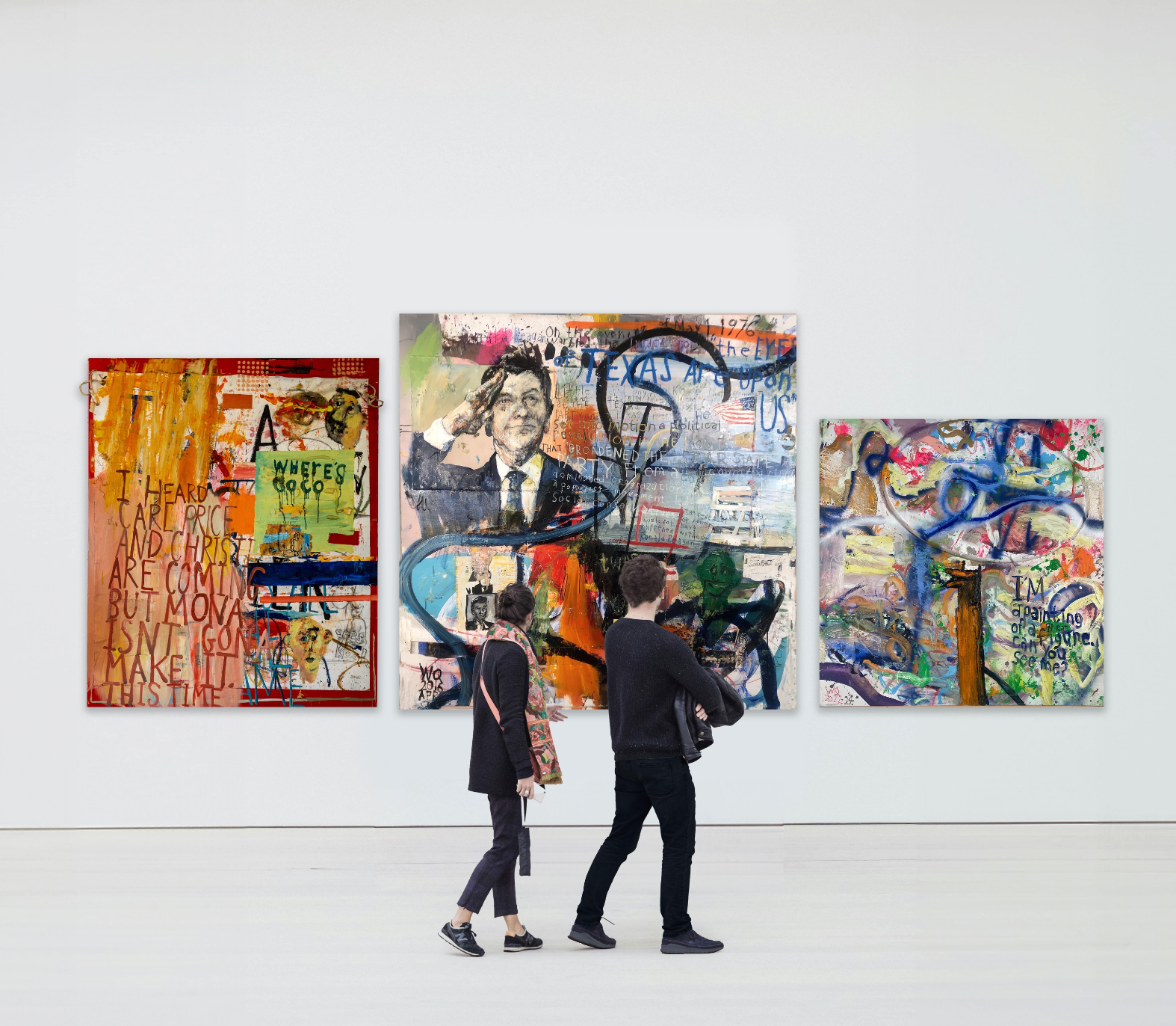 "American history", "Where's coco" and "This Is a Figure Painting" Painting Alevon