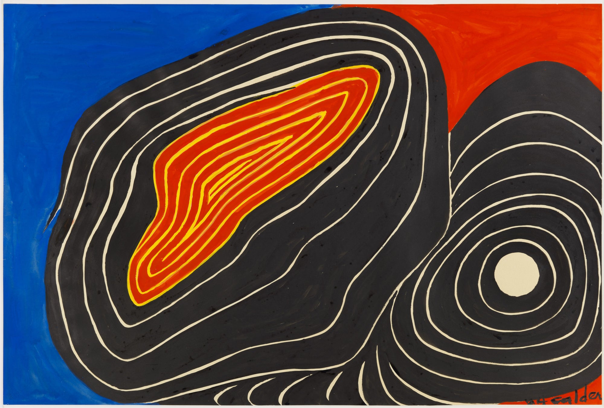 Split Boulders Work on Paper Omer Tiroche Gallery