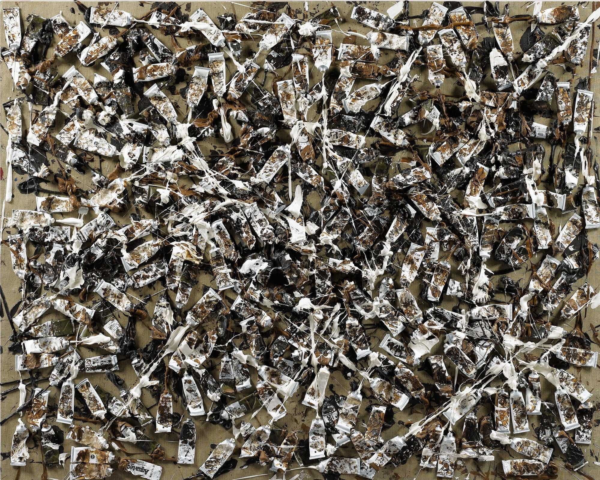Accumulation, Dirty Painting Painting Omer Tiroche Gallery