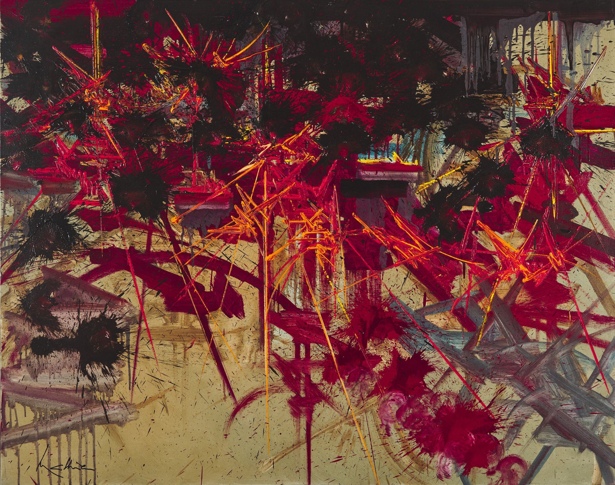 Désaveu intemporel Painting Omer Tiroche Gallery