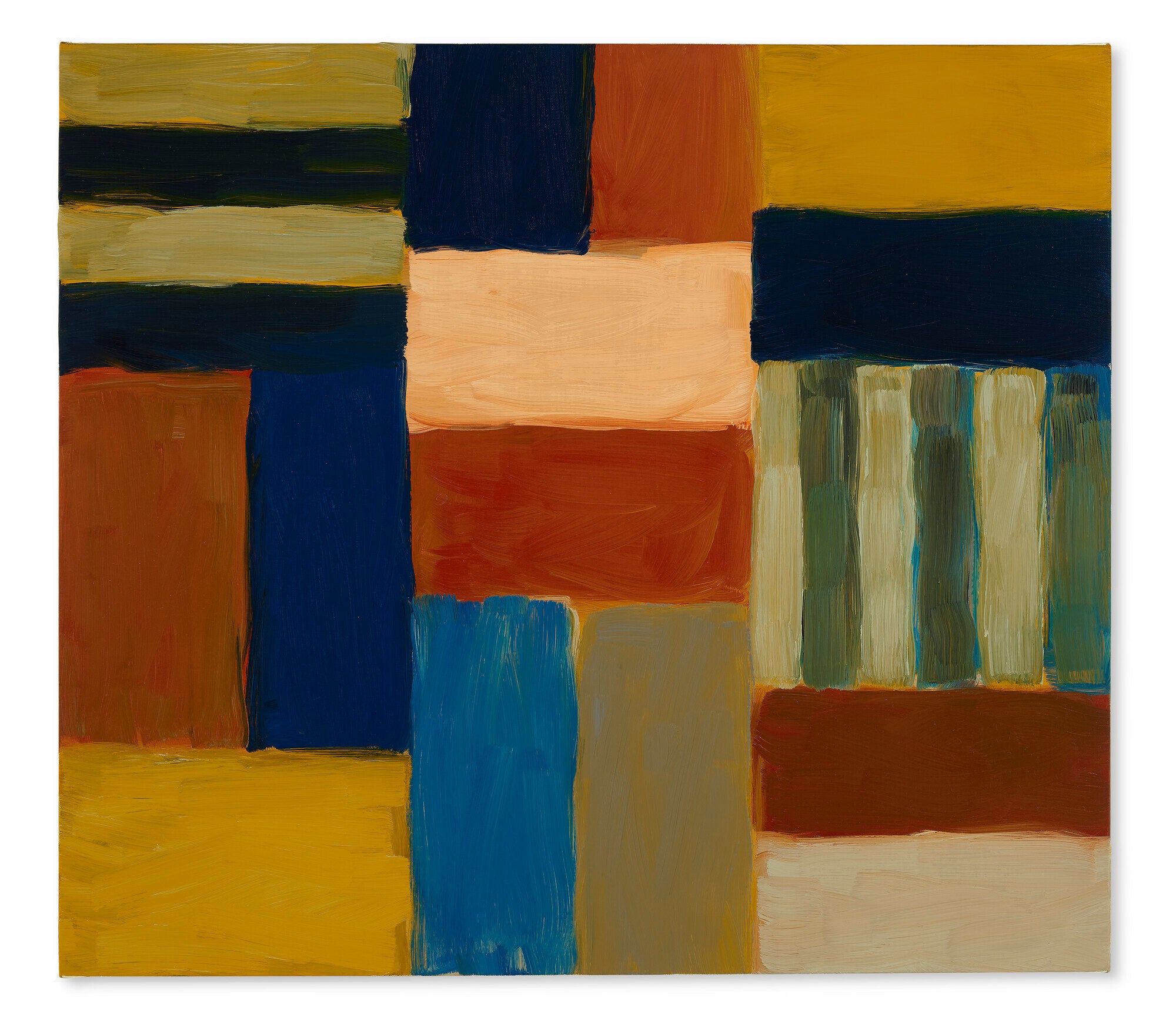 Cut Ground Pale Green 7.11 Painting Omer Tiroche Gallery