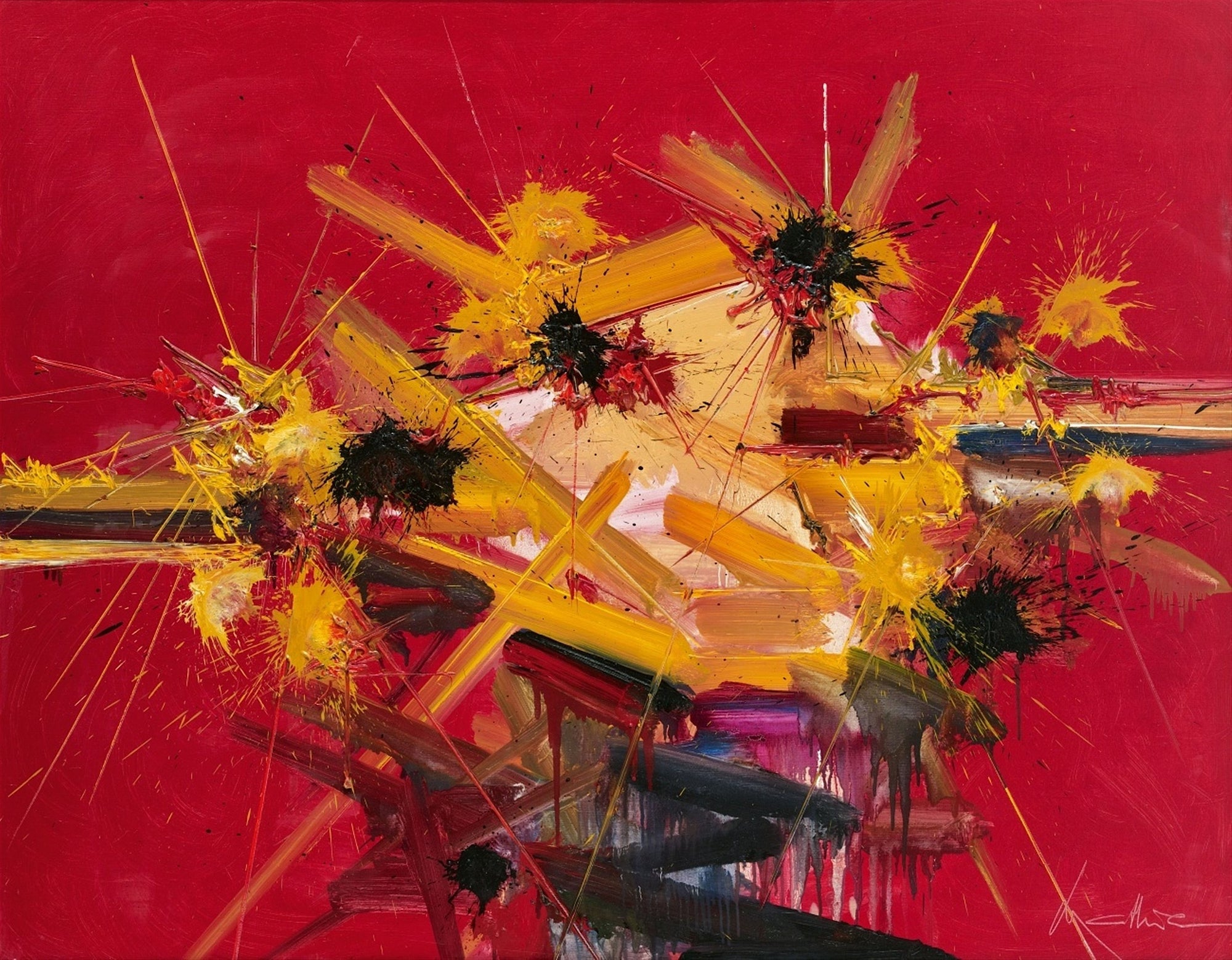 Grâces Vagabondes Painting Omer Tiroche Gallery