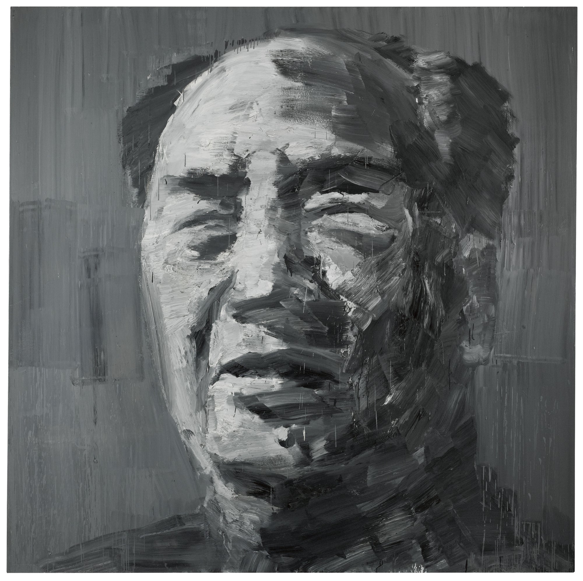 Mao Chinese Vermilion #6 Painting Omer Tiroche Gallery
